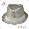 DSC 0001 LINGSHANG sombrero de paja de papel barato al por mayor de encargo